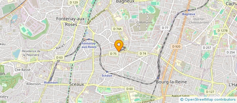localisation de l'entreprise MONSIEUR SOUFIEN JEROU à FONTENAY-AUX-ROSES