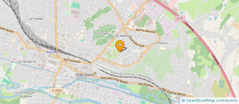 localisation de l'entreprise MONSIEUR SOUFIENE KANOUN  VIERZON