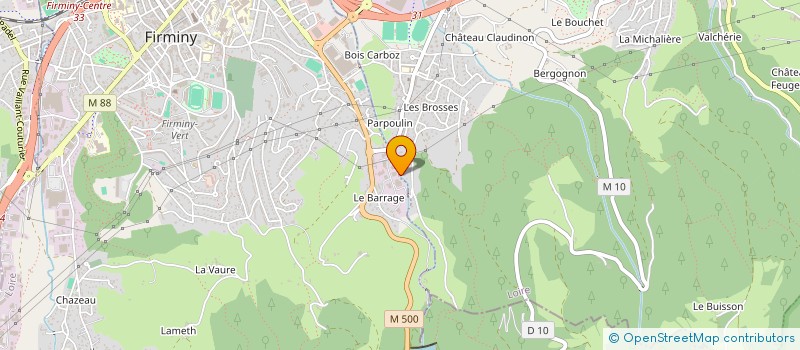 localisation de l'entreprise MONSIEUR SOUFIK KHEZIHI à LE CHAMBON-FEUGEROLLES