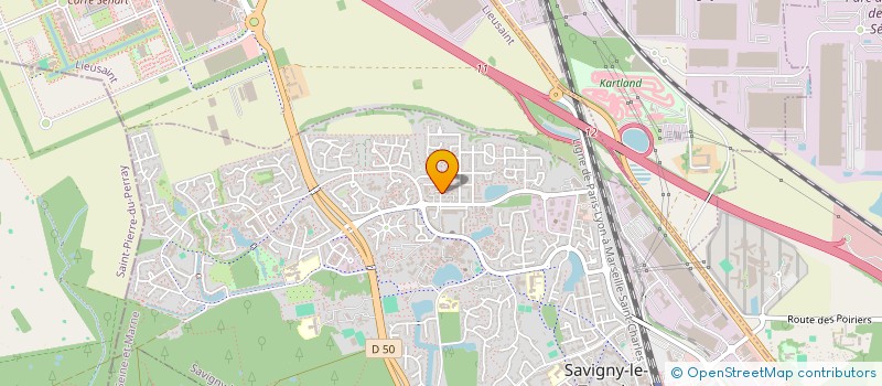 localisation de l'entreprise MONSIEUR SOUFYANE BENSAHLI  SAVIGNY-LE-TEMPLE
