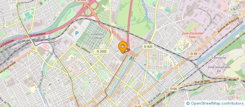 localisation de l'entreprise MONSIEUR SOUFYANE BOUFERRAD  MULHOUSE