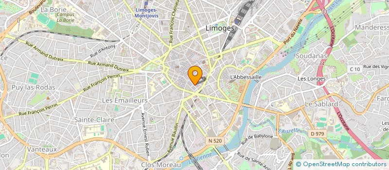localisation de l'entreprise MONSIEUR SOUFYANE BOUGHAZI à LIMOGES