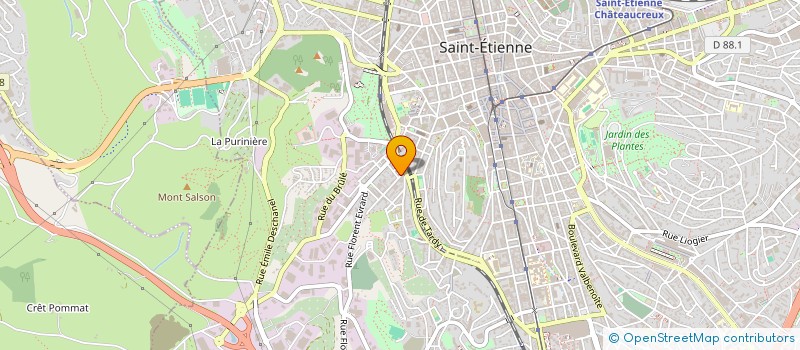 localisation de l'entreprise MONSIEUR SOUFYANE CHALABI  SAINT-ETIENNE