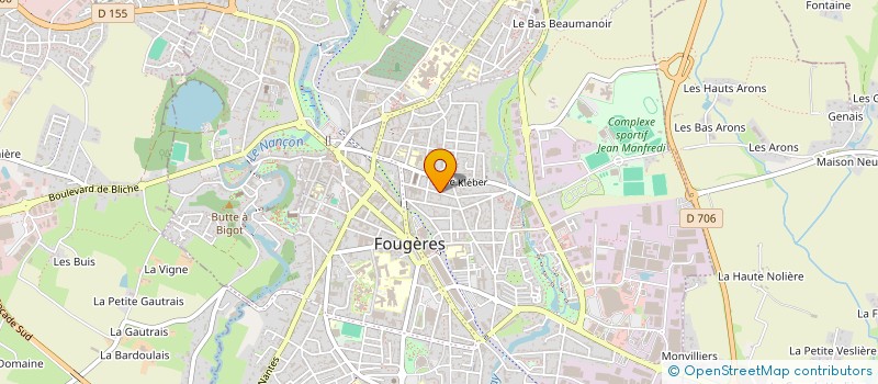 localisation de l'entreprise MONSIEUR SOUFYANE DEKKAR  FOUGERES