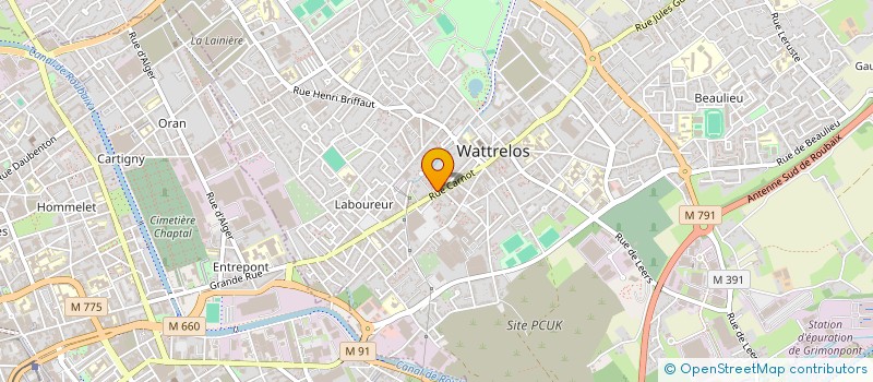 localisation de l'entreprise MONSIEUR SOUFYANE HADDADJ  WATTRELOS