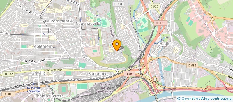 localisation de l'entreprise MONSIEUR SOUFYANE HAMACHE  LE HAVRE