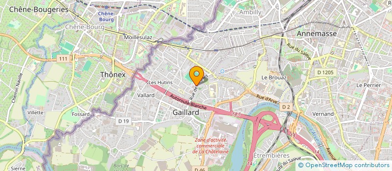 localisation de l'entreprise MONSIEUR SOUFYANE HANISSE  GAILLARD