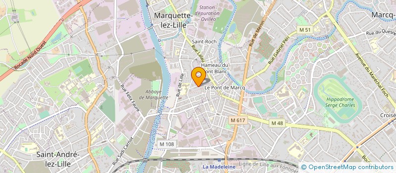 localisation de l'entreprise MONSIEUR SOUFYANE MZAT  MARQUETTE-LEZ-LILLE