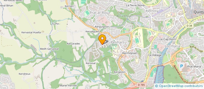 localisation de l'entreprise MONSIEUR SOUFYANE SAHNINE  QUIMPER