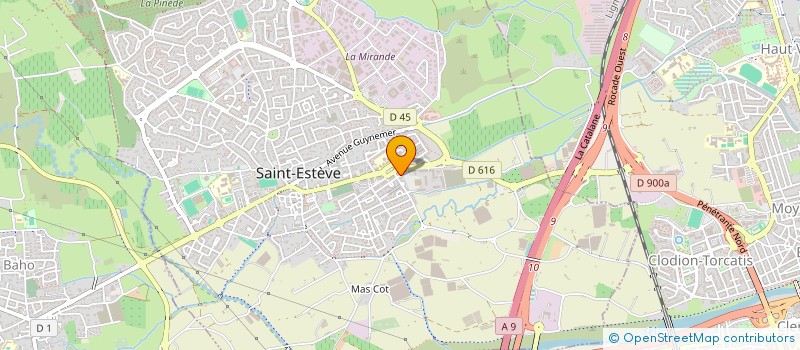 localisation de l'entreprise MONSIEUR SOUFYANE SARDI  SAINT-ESTEVE