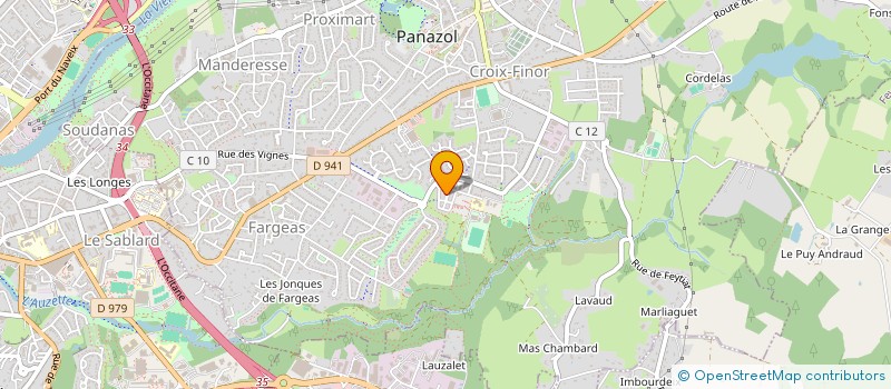 localisation de l'entreprise MONSIEUR SOUFYANE ZALRHI  PANAZOL