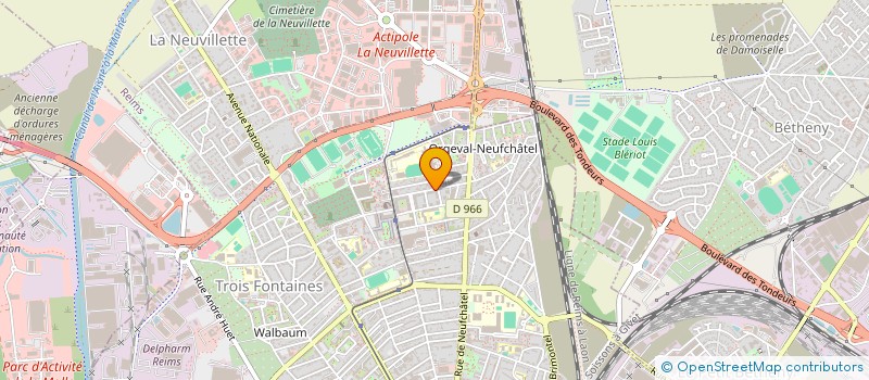 localisation de l'entreprise MONSIEUR SOUGUEH ABDILLAHI DJAMA  REIMS