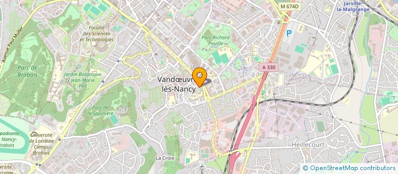 localisation de l'entreprise MONSIEUR SOUHAIB CHICHI à VANDŒUVRE-LES-NANCY