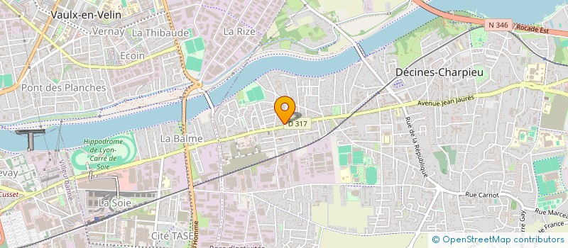 localisation de l'entreprise MONSIEUR SOUHAIB REZIG  DECINES-CHARPIEU