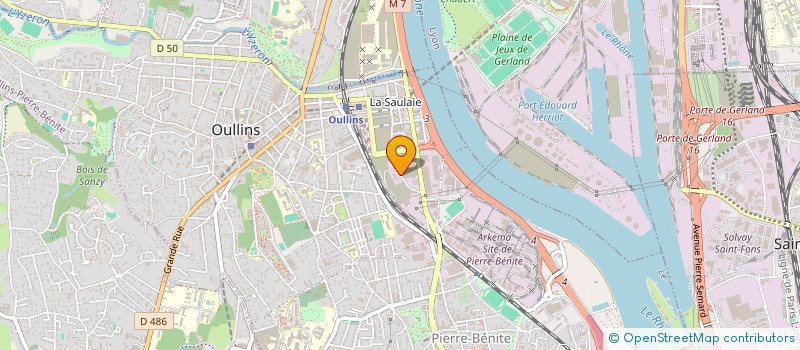 localisation de l'entreprise MONSIEUR SOUHAIB SBAGHDI  OULLINS-PIERRE-BENITE