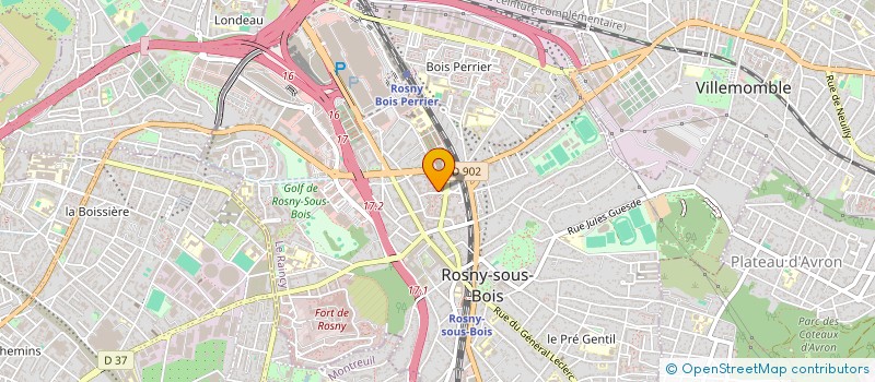 localisation de l'entreprise MONSIEUR SOUHAIEL ACHOUR à ROSNY-SOUS-BOIS