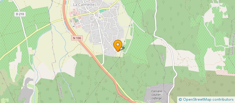 localisation de l'entreprise MONSIEUR SOUHAIL AFLOU  LA CALMETTE