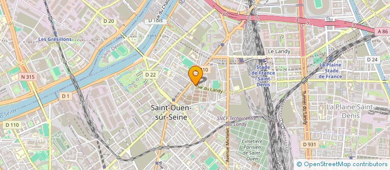 localisation de l'entreprise MONSIEUR SOUHAIL AHMED SHEIKH à SAINT-OUEN-SUR-SEINE