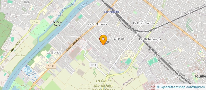 localisation de l'entreprise MONSIEUR SOUHAIL BOUSHABA  SARTROUVILLE