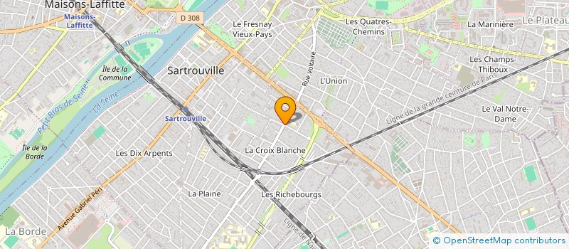 localisation de l'entreprise MONSIEUR SOUHAIL E LALAMI à SARTROUVILLE