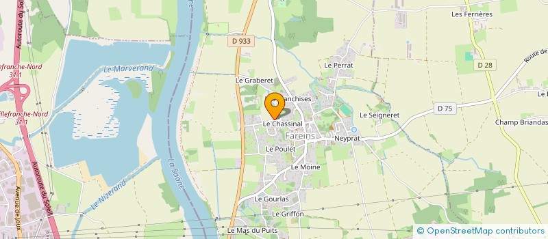 localisation de l'entreprise MONSIEUR SOUHAIL JOBEILI  FAREINS