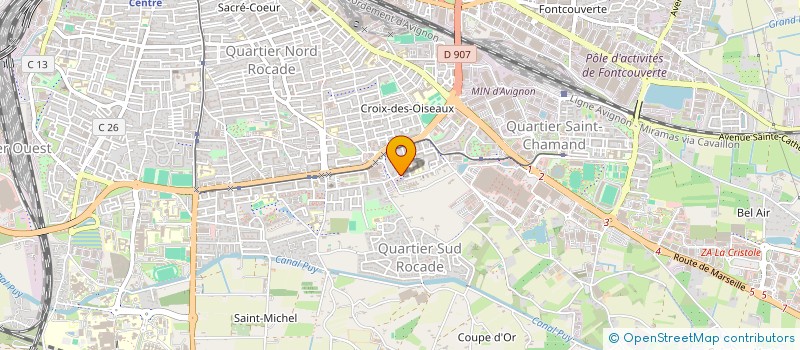 localisation de l'entreprise MONSIEUR SOUHAIL MNAFAKH  AVIGNON