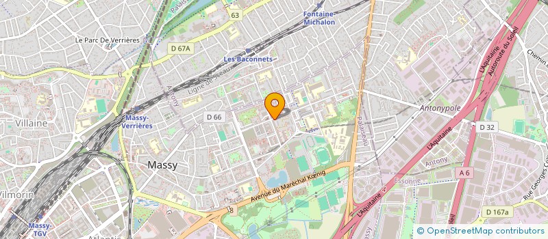 localisation de l'entreprise MONSIEUR SOUHAYB BEN BRAHIM  MASSY