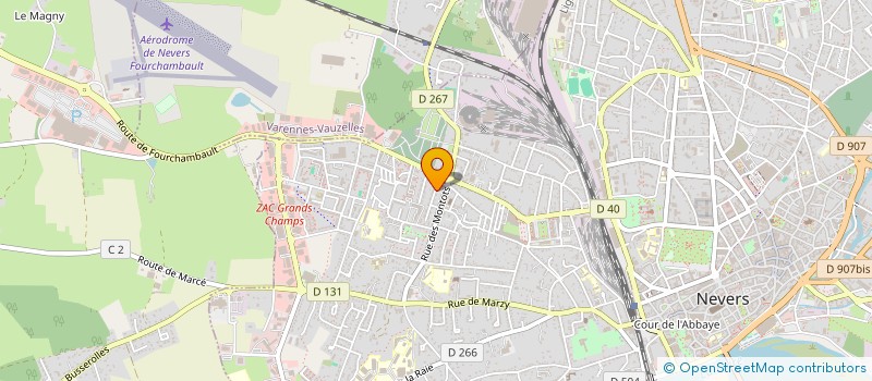 localisation de l'entreprise MONSIEUR SOUHAYB BOUSOIB à NEVERS