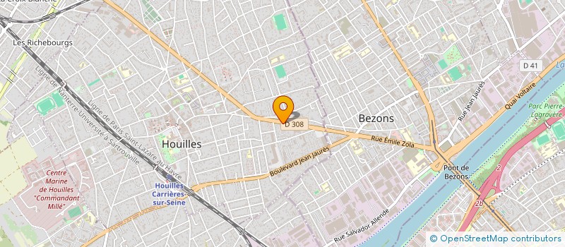 localisation de l'entreprise MONSIEUR SOUHAYEB SKHIRI  HOUILLES