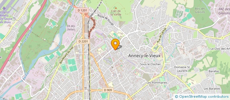 localisation de l'entreprise MONSIEUR SOUHEIB SALLAH  ANNECY