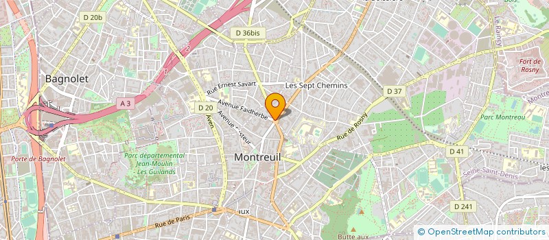 localisation de l'entreprise MONSIEUR SOUHEIL NOUIRA à MONTREUIL