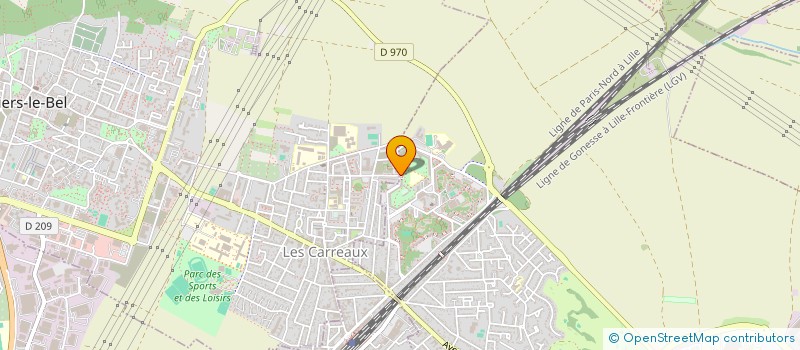 localisation de l'entreprise MONSIEUR SOUHEIL OUADDAH à GONESSE