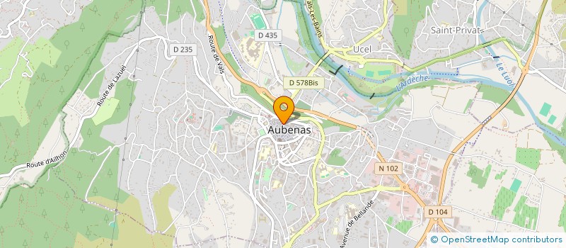 localisation de l'entreprise MONSIEUR SOUHIL BERDAI à AUBENAS