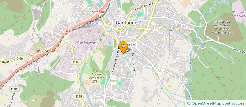 localisation de l'entreprise MONSIEUR SOUHIL CHIALI à GARDANNE