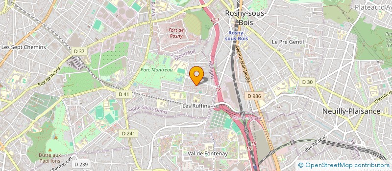 localisation de l'entreprise MONSIEUR SOUHIL GUERNOUTI à MONTREUIL
