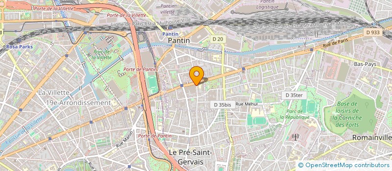 localisation de l'entreprise MONSIEUR SOUHIL HABOUD à PANTIN