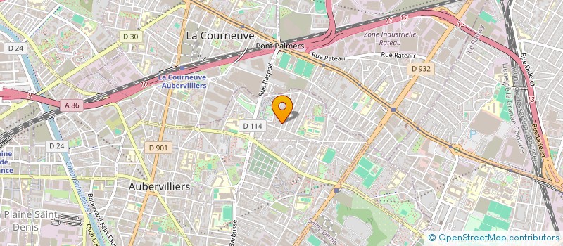 localisation de l'entreprise MONSIEUR SOUHIL HAMMADOU à AUBERVILLIERS