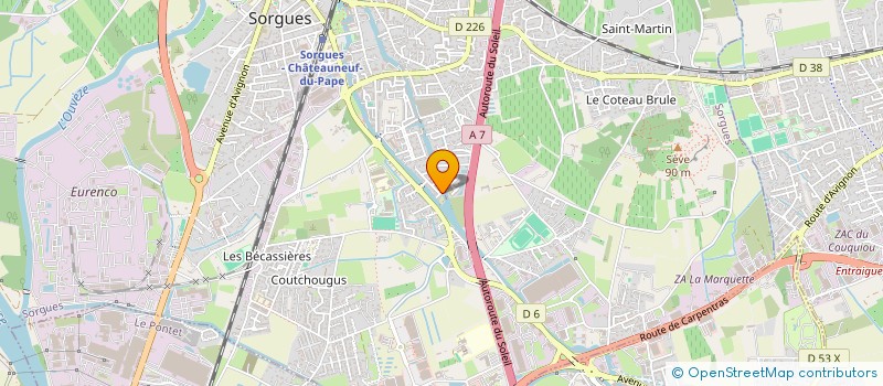 localisation de l'entreprise MONSIEUR SOUHIL LOUADJED à SORGUES