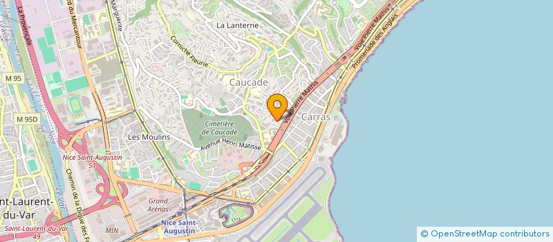 localisation de l'entreprise MONSIEUR SOUHIL MAZIF  NICE