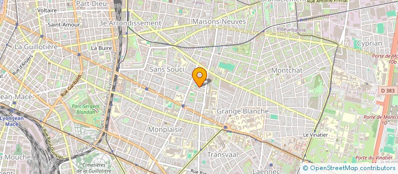 localisation de l'entreprise MONSIEUR SOUHIL SAOUCI  LYON