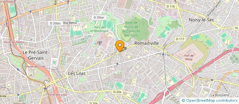 localisation de l'entreprise MONSIEUR SOUHIL SOUSSOU  ROMAINVILLE
