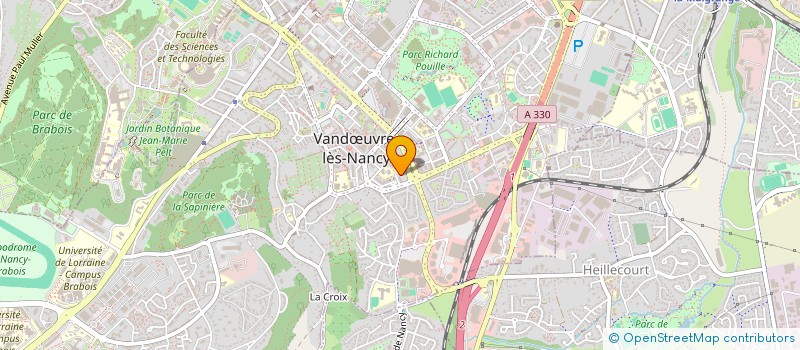 localisation de l'entreprise MONSIEUR SOUHILE AOUINE  VANDUVRE-LES-NANCY