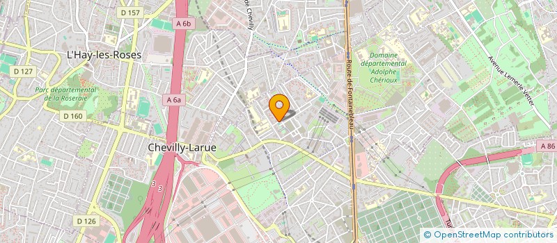 localisation de l'entreprise MONSIEUR SOUITOINI MBAE  CHEVILLY-LARUE