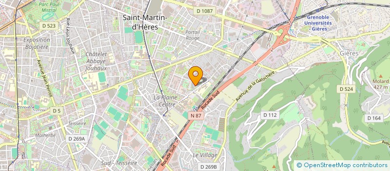 localisation de l'entreprise MONSIEUR SOULAIMAN BENIOUB  SAINT-MARTIN-D'HERES