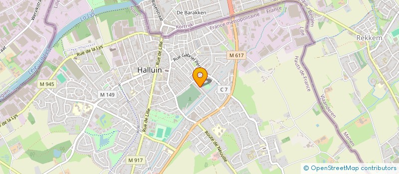 localisation de l'entreprise MONSIEUR SOULAIMAN OULAD MOUSSA  HALLUIN