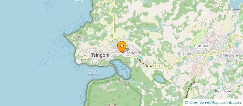 localisation de l'entreprise MONSIEUR SOULAIMANA ALLAOUI à TSINGONI