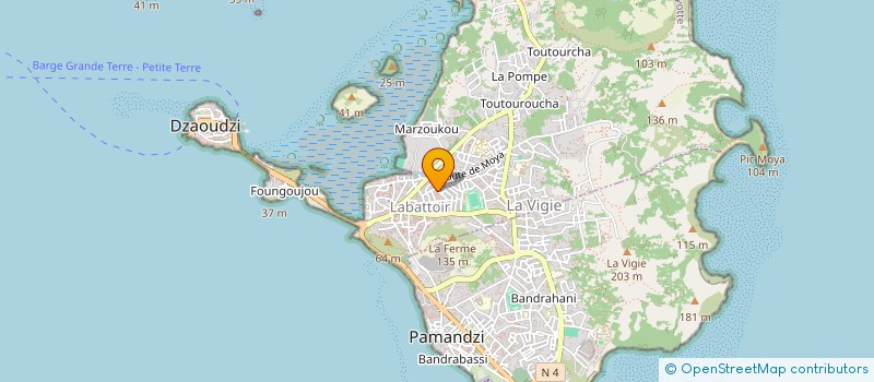 localisation de l'entreprise MONSIEUR SOULAIMANA ATTOUMANI à DZAOUDZI