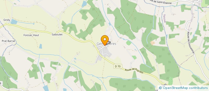 localisation de l'entreprise MONSIEUR SOULAIMANA MADJIDI  GENEBRIERES