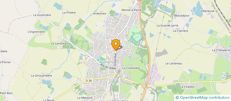 localisation de l'entreprise MONSIEUR SOULAIMANE ABOUDI à AUBIGNY-LES CLOUZEAUX