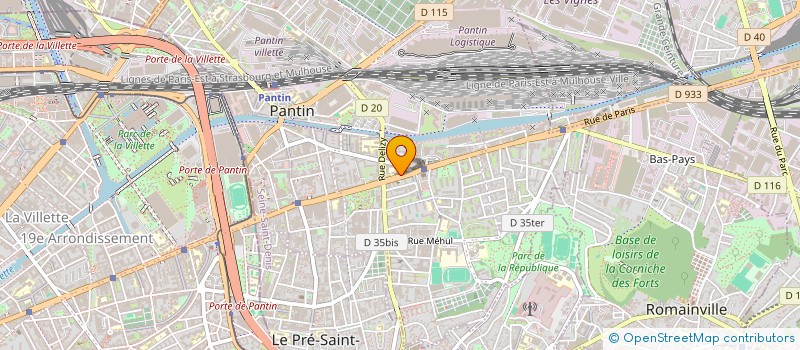 localisation de l'entreprise MONSIEUR SOULAIMANE KASIMI  PANTIN